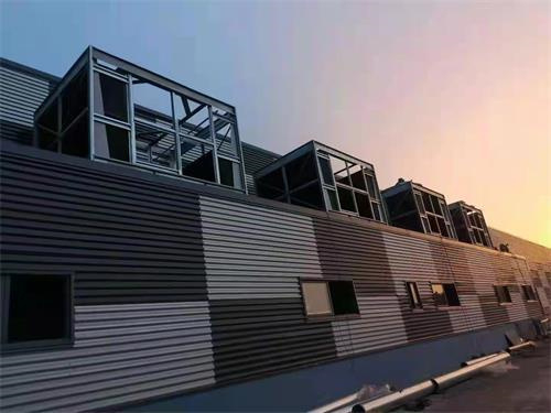 圓形逆流玻璃鋼冷卻塔工作原理和結構圖,玻璃鋼逆流式冷卻塔